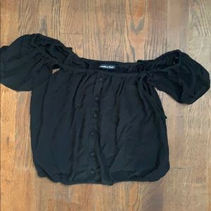 Abercrombie & Fitch black blouse